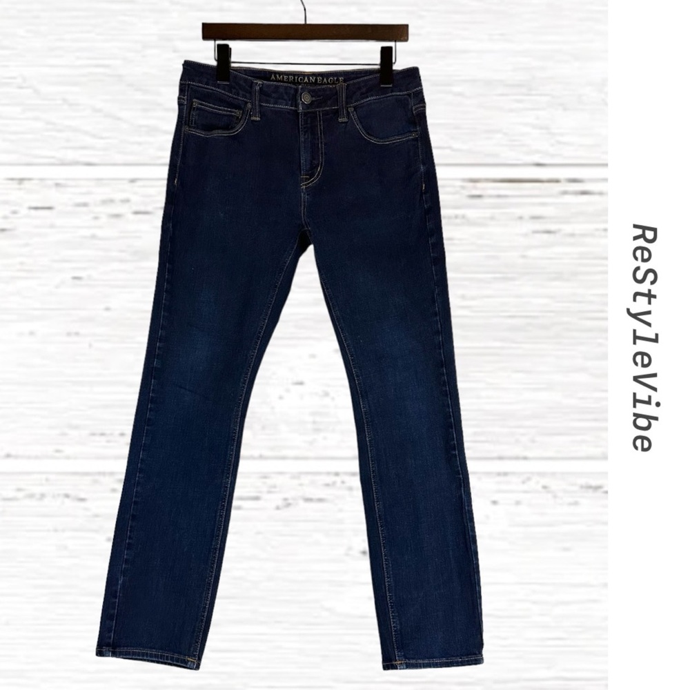 AMERICAN EAGLE Men’s Size 31x32 Denim Jeans Flex Stretch Skinny Fit Style